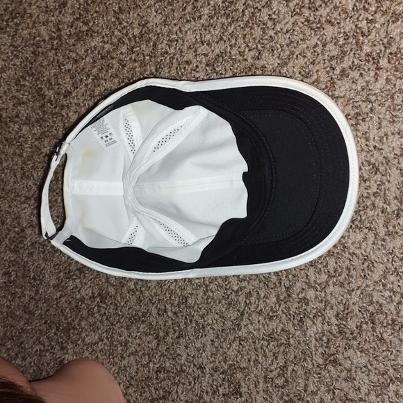 Nike Feather Lite Dri-Fit Adjustable White Black Women's Hat OS - Picture 6 of 7